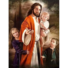 Load image into Gallery viewer, Father Children - Full Drill Diamond Painting
