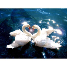Load image into Gallery viewer, Love Swan - Full Drill Diamond Painting
