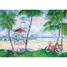 Load image into Gallery viewer, Beach Bike - Full Drill Diamond Painting
