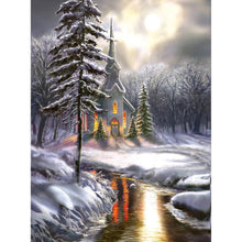 Load image into Gallery viewer, Snow House - Full Drill Diamond Painting
