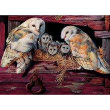 Load image into Gallery viewer, Owls Fmily - Full Drill Diamond Painting
