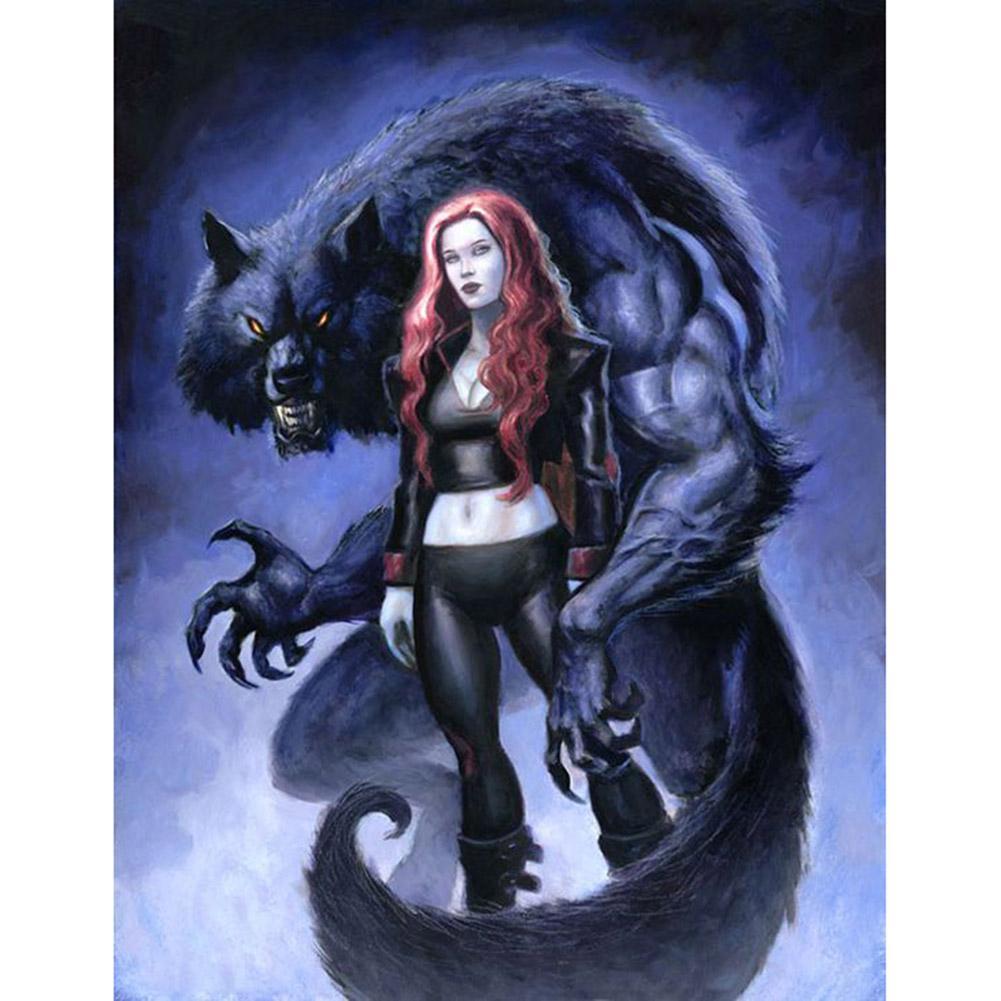Wolf Women - Full Drill Diamond Painting