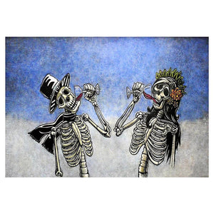 Drinking Skull - Full Drill Diamond Painting