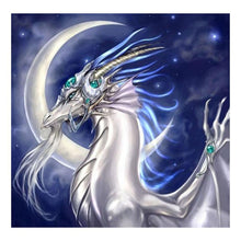 Load image into Gallery viewer, White Dragon Moon - Full Drill Diamond Painting
