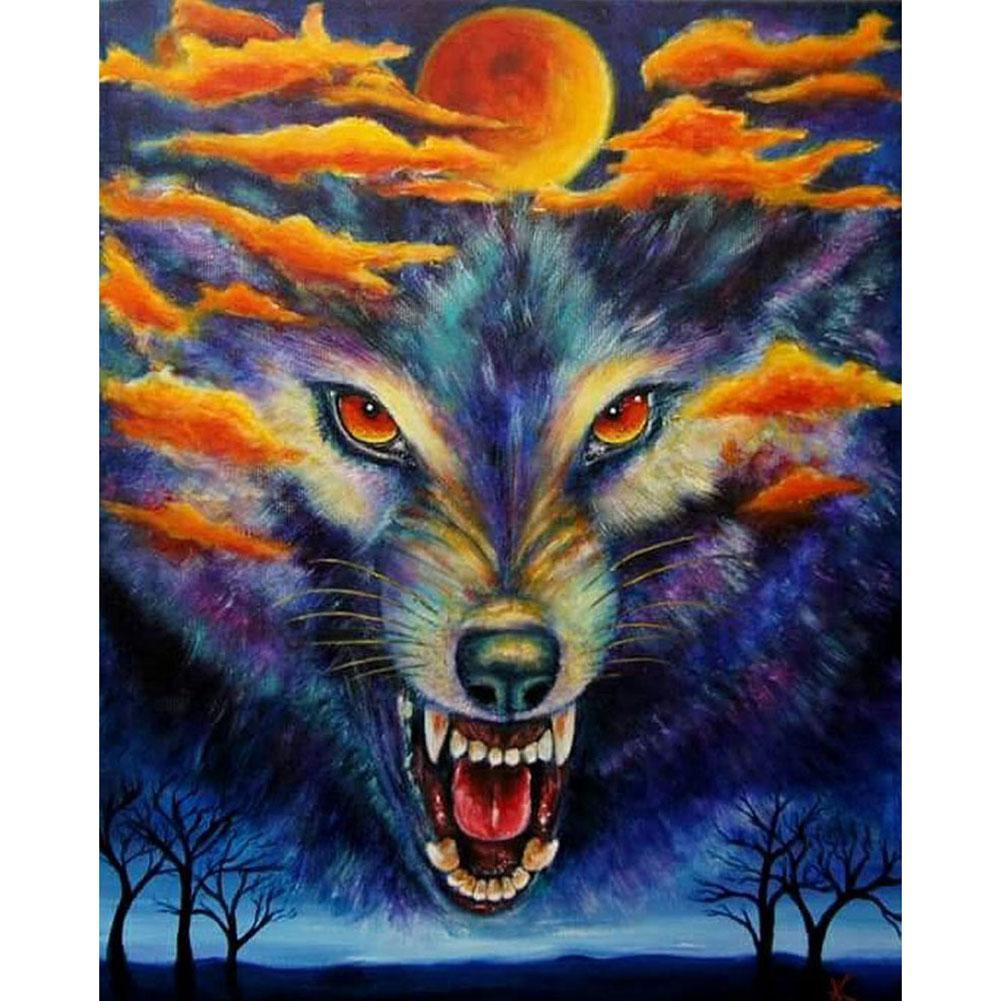Evil Wolf - Full Drill Diamond Painting