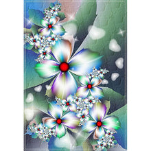 Load image into Gallery viewer, White Flowers - Full Drill Diamond Painting
