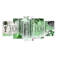 Load image into Gallery viewer, 5-pictures Sweet Home - Full Drill Diamond Painting - 103x45cm
