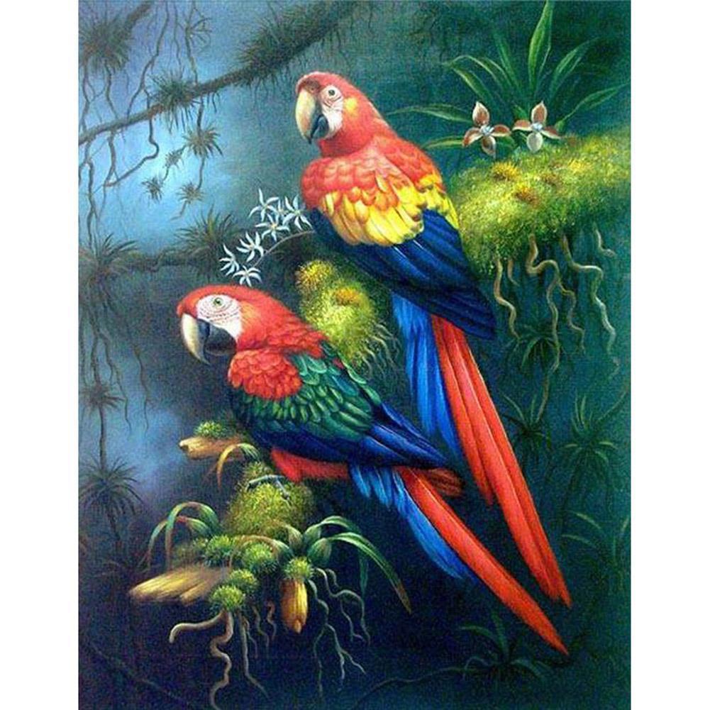 Parrots - Full Drill Diamond Painting