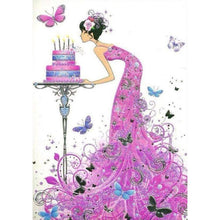 Load image into Gallery viewer, Pink Girl - Full Drill Diamond Painting
