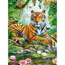 Load image into Gallery viewer, Forest Tiger - Full Drill Diamond Painting
