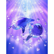 Load image into Gallery viewer, Dolphin Love - Full Drill Diamond Painting
