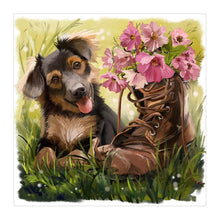 Load image into Gallery viewer, Dog - Full Drill Diamond Painting
