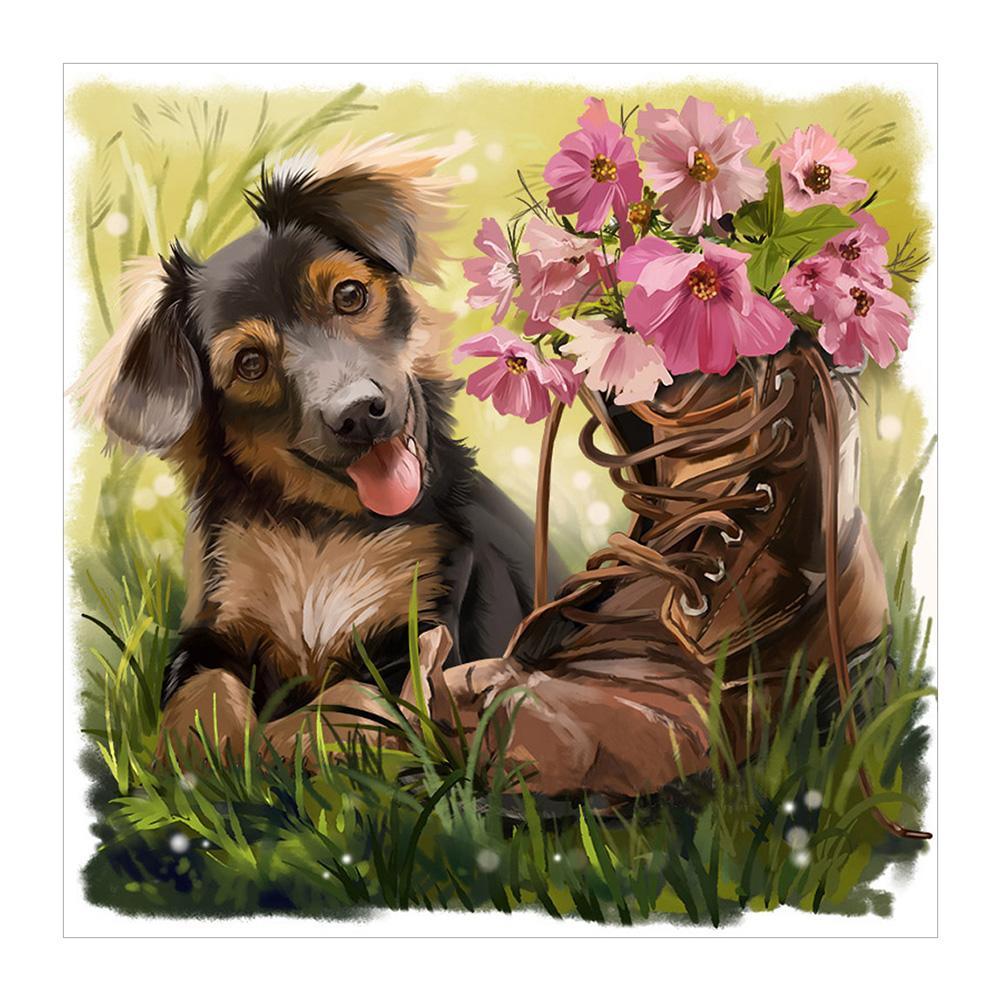Dog - Full Drill Diamond Painting