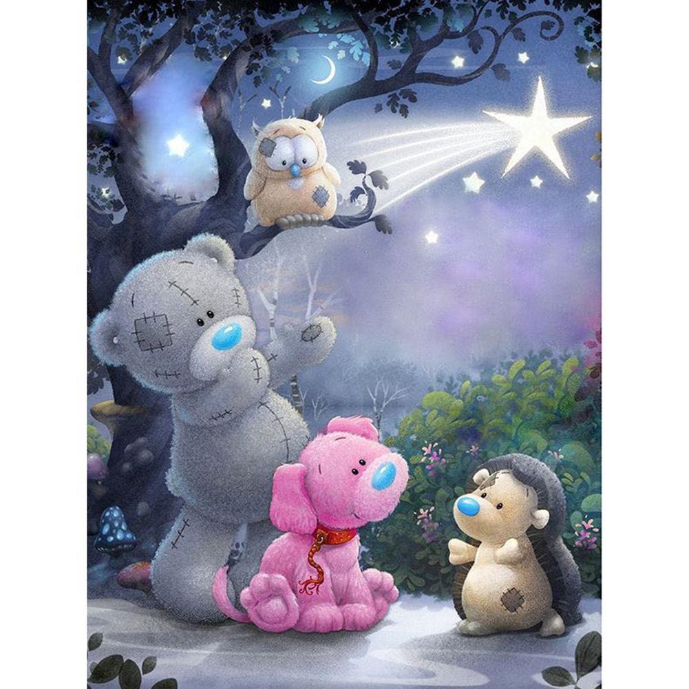 Bear - Full Drill Diamond Painting - 35x45cm