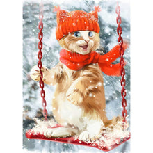 Load image into Gallery viewer, Cat - Full Drill Diamond Painting
