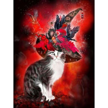 Load image into Gallery viewer, Halloween Cat - Full Drill Diamond Painting
