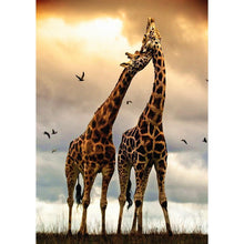 Load image into Gallery viewer, Giraffe Lover - Full Drill Diamond Painting
