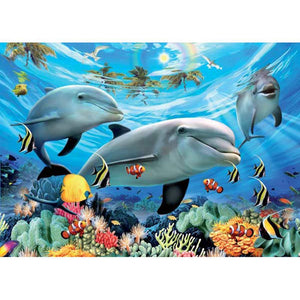 Dolphin - Full Drill Diamond Painting