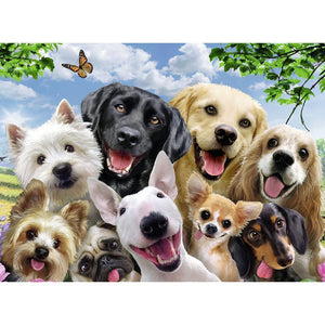 Dogs - Full Drill Diamond Painting