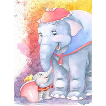 Load image into Gallery viewer, Elephant - Full Drill Diamond Painting
