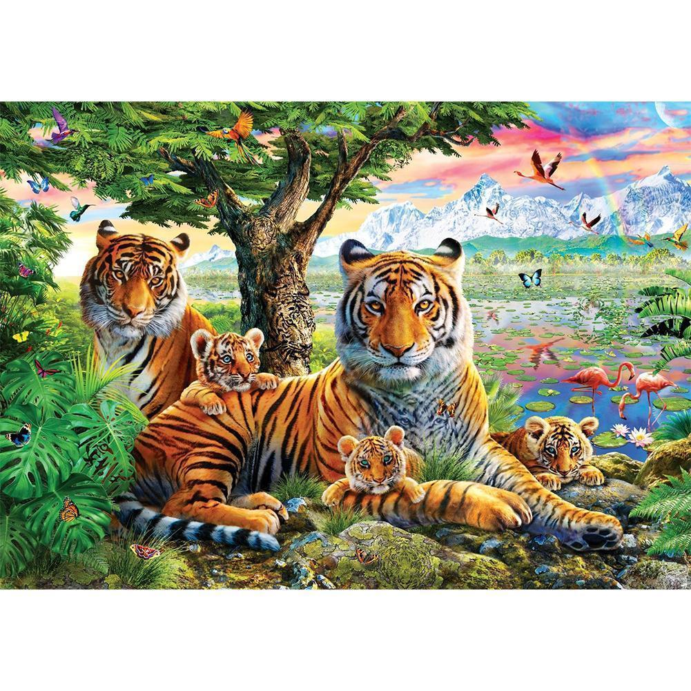 Tigers - Full Drill Diamond Painting