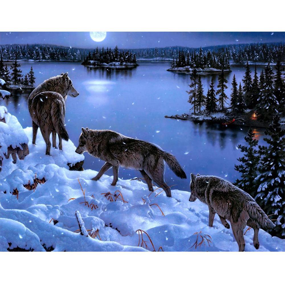 Wolf - Full Drill Diamond Painting