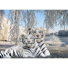 Load image into Gallery viewer, Tiger - Full Drill Diamond Painting
