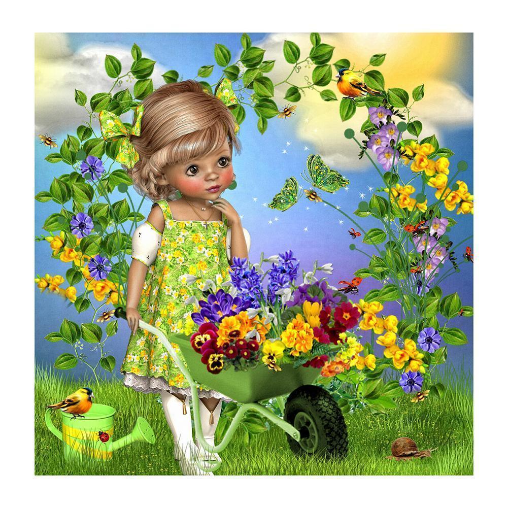 Girl - Full Drill Diamond Painting