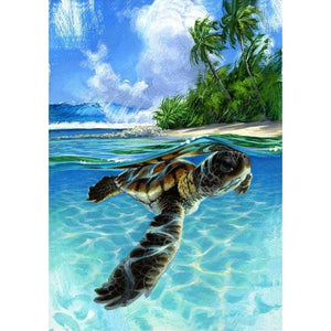 Sea Turtle - Full Drill Diamond Painting