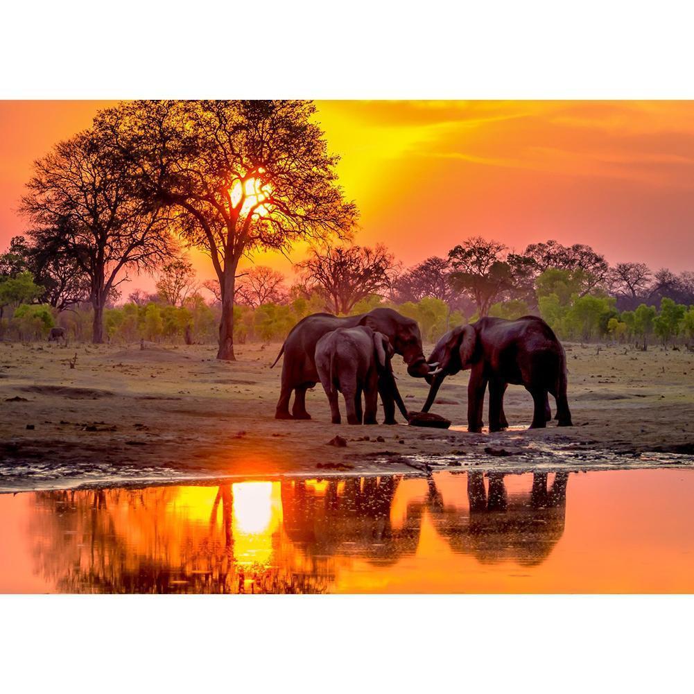 Elephant  - Full Drill Diamond Painting
