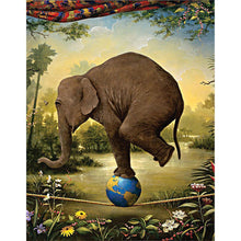 Load image into Gallery viewer, Elephant - Full Drill Diamond Painting
