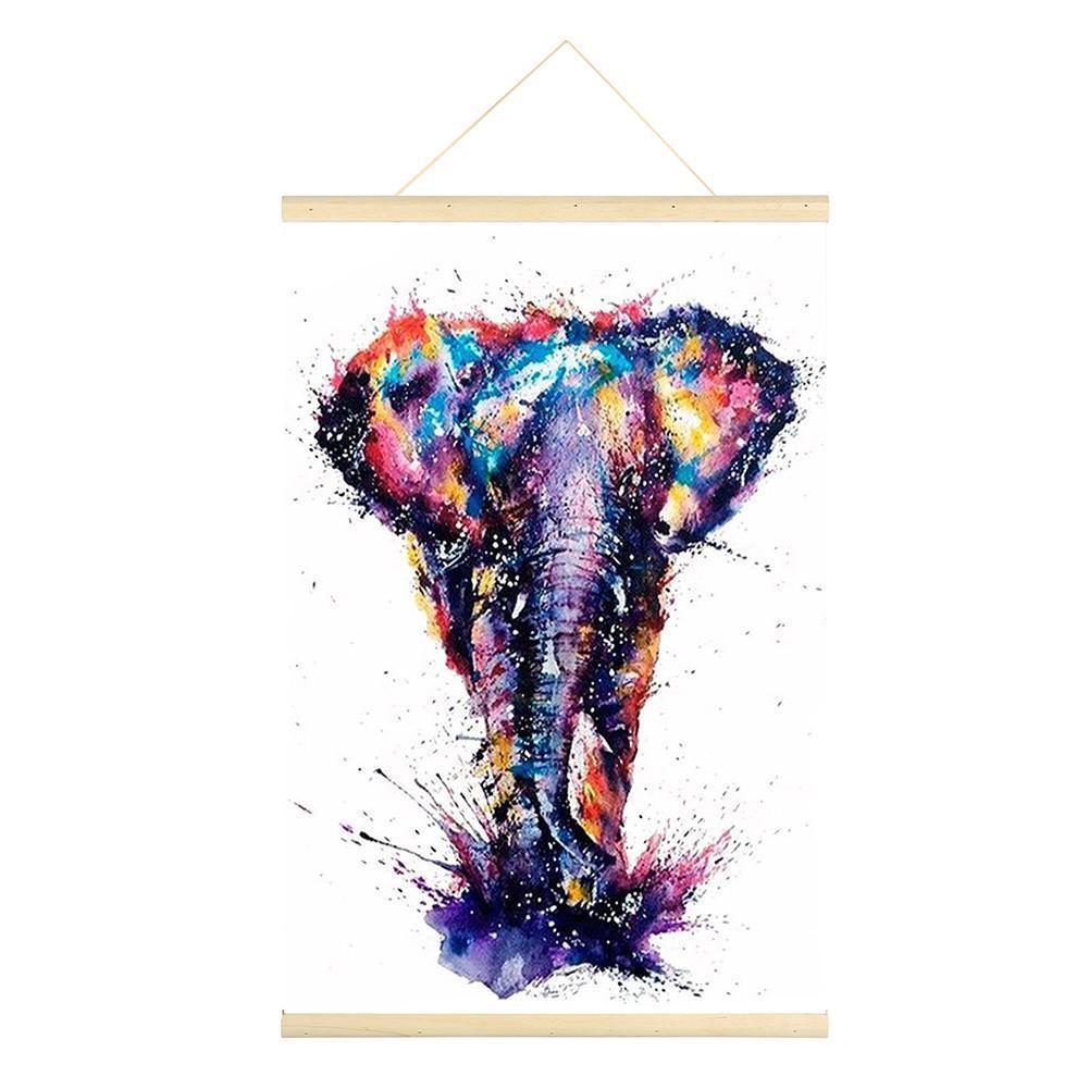 Hanging Elephant - Full Drill Diamond Painting - 40x60cm