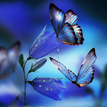 Load image into Gallery viewer, Butterflies Flower - Full Drill Diamond Painting
