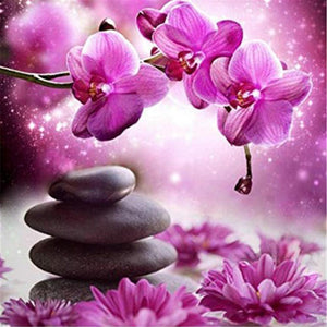 Flower stone - Full Drill Diamond Painting