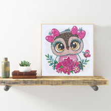Load image into Gallery viewer, Owl-Special Shaped Crystal Diamond Painting-30*30cm
