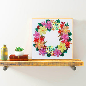 Wreath-Special Shaped Crystal Diamond Painting-30*30cm
