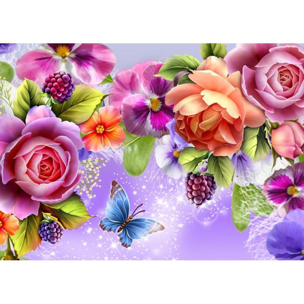 Flowers - Full Drill Diamond Painting