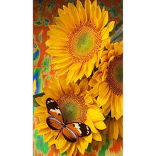 Load image into Gallery viewer, Flower Butterfly - Full Drill Diamond Painting - 30x48cm
