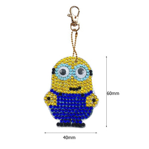 4pcs Minions DIY Keychain