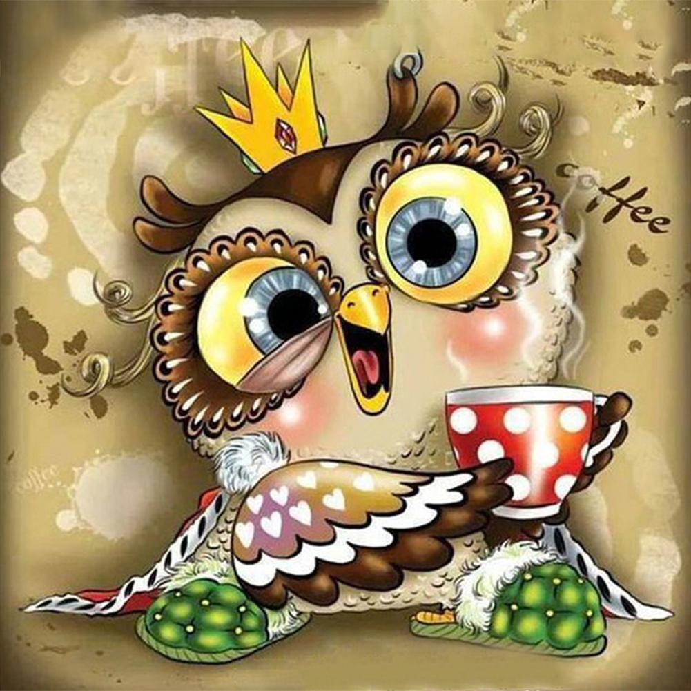 Cute Owl - Full Drill Diamond Painting
