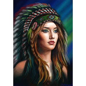 Indian - Full Drill Diamond Painting