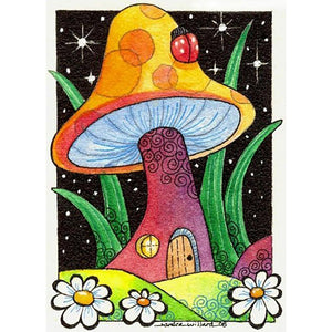 Mushroom - Full Drill Diamond Painting