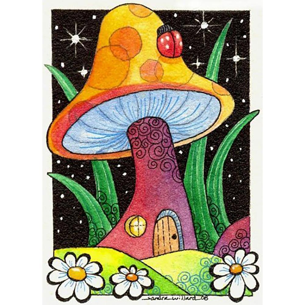 Mushroom - Full Drill Diamond Painting