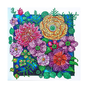 Flower-Special Shaped Crystal Diamond Painting-30*30cm