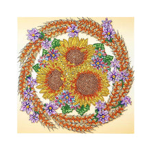 Load image into Gallery viewer, Sunflower-Special Shaped Crystal Diamond Painting-30*30cm
