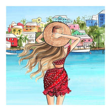 Load image into Gallery viewer, Girl - Full Drill Diamond Painting
