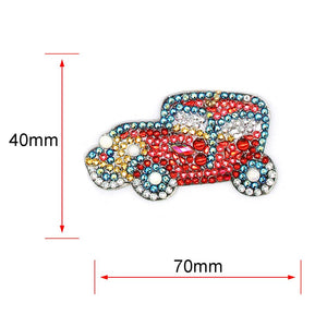 5pcs Car DIY Keychain