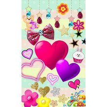 Load image into Gallery viewer, Heart - Full Drill Diamond Painting - 48x30cm
