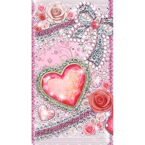Shinning Heart - Full Drill Diamond Painting - 48x30cm