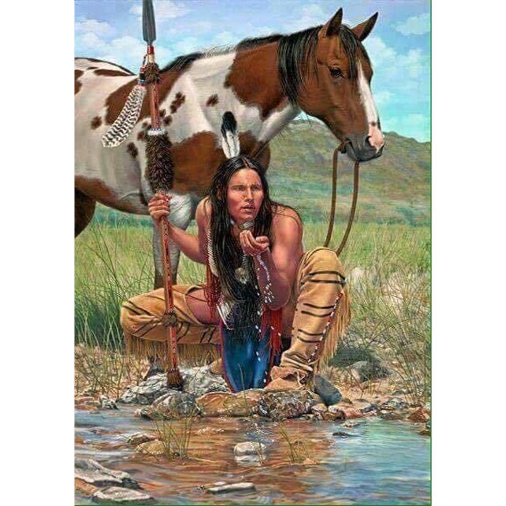 Indian - Full Drill Diamond Painting